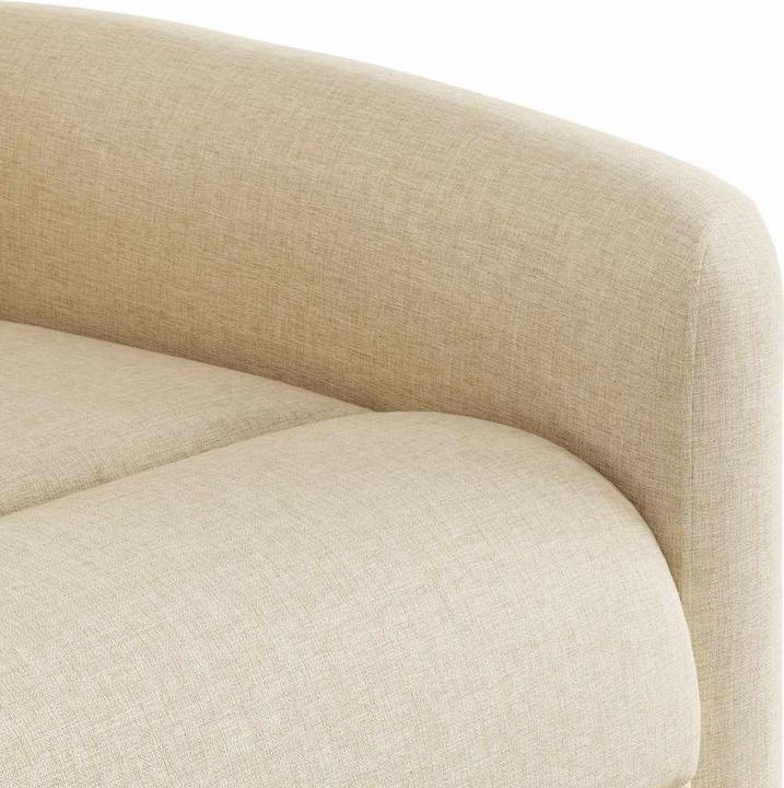 Immagine prodotto VidaXL Poltrona massaggiante con ausilio stand-up in tessuto crema