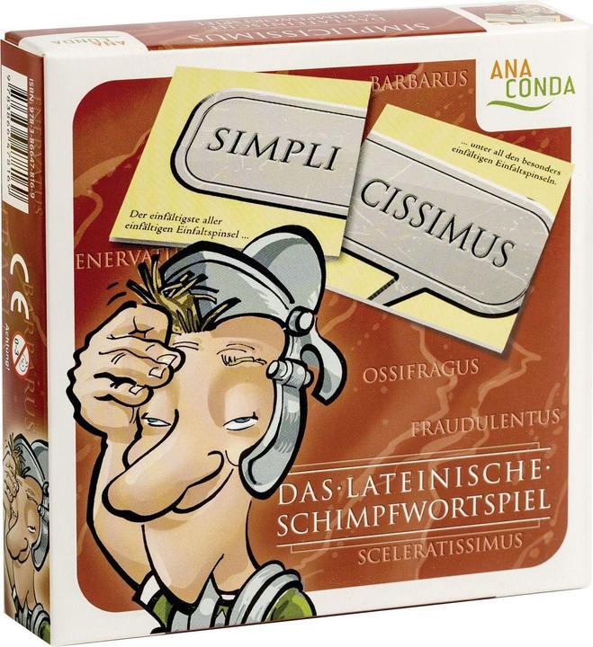 Actual product image Simplicissimus The Latin swearword game (German)