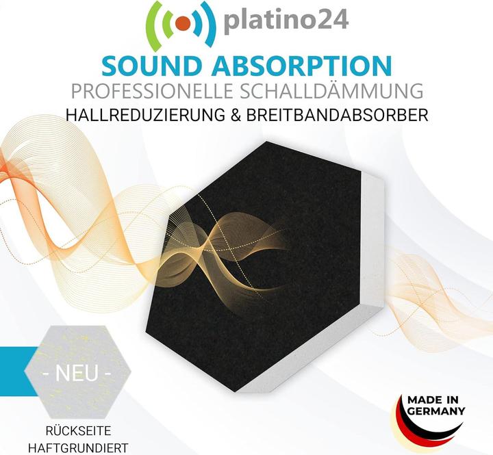 Immagine prodotto Platino24 Assorbitore acustico nero (6 pz.)