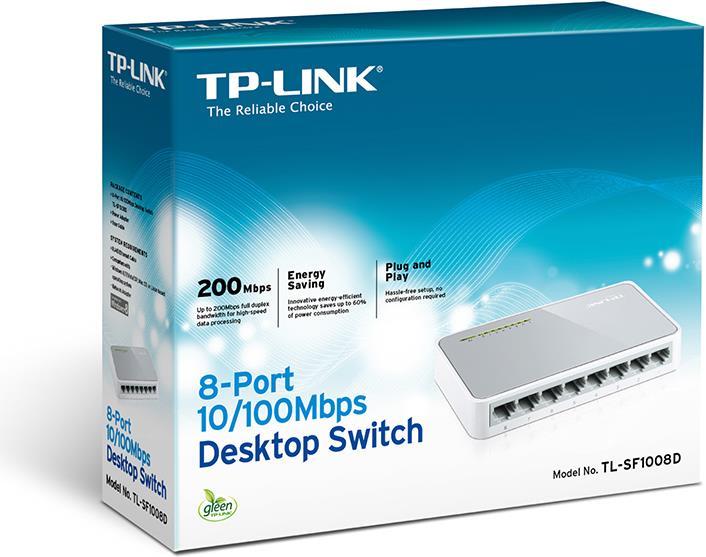 Image du produit TP-Link Tl-Sf1008d (8 Ports)