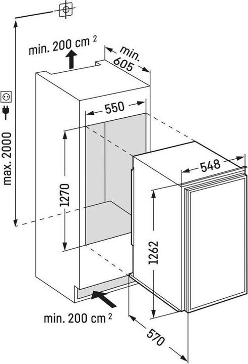 Produktbild Liebherr Liebherr-Kühlschrank-EKPc 2554-26-091598851 (Einbau, 209 l)