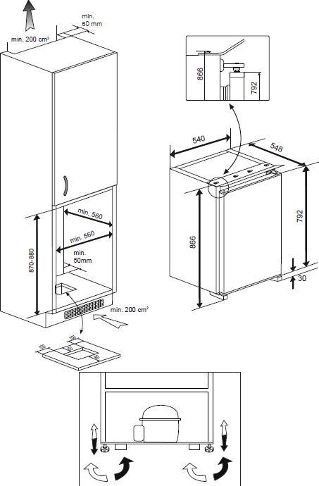 Actual product image Beko Refrigerator B1854N (110 l)