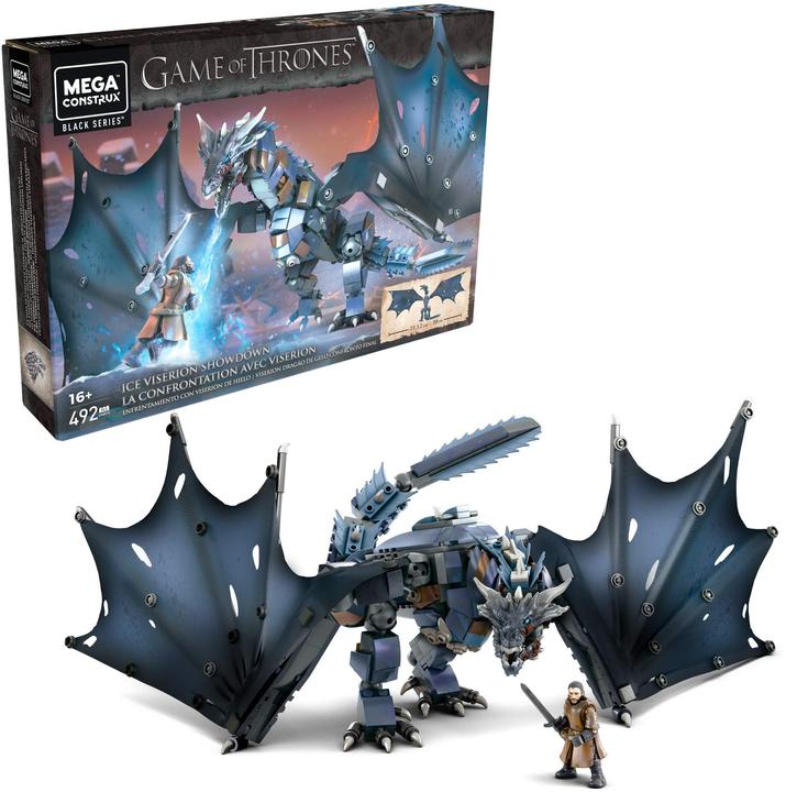 Actual product image Mega Construx Probuilder Game of Thrones IceViserion Showdown