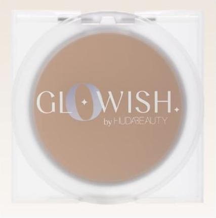 Actual product image Huda Beauty GloWish Lightweight Blurring Pressed Powder 04 Light-Medium (04 Light medium)