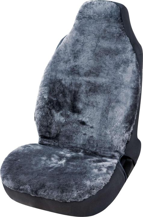 Produktbild Walser Autositzbezug Zoya aus Lammfell Einzelsitz Highback Zipp-It anthrazit