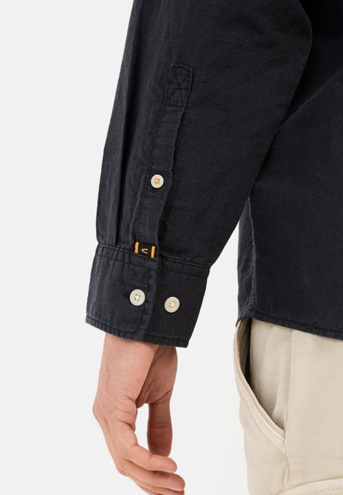 Image du produit Camel Active Langarm-Leinenhemd mit Soft-Wash-Veredelung (L)