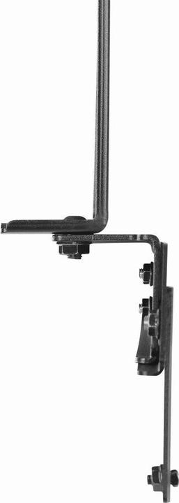 Actual product image Gembird Uniwersalne stalowe uchwyty/wsporniki ścienne czarne montowane na ścianie do 10kg (1 pcs., Wall installation)