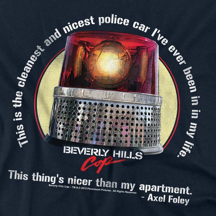 Produktbild Beverly Hills Cop Nicest Police Car TShirt (L)