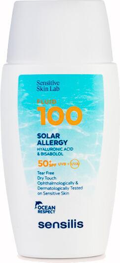 Immagine prodotto Sensilis Ultrafluid 100 Protezione Solare Anti-Età con Acido Ialuronico e Vitamina E 40ml (Crema solare viso, SPF 50, 40 ml, 70 g)