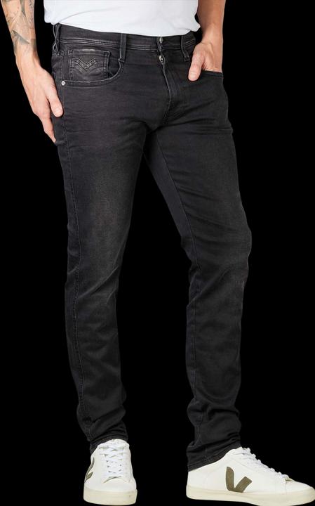 Actual product image Replay Anbass Jeans Slim black washed (W38/L36)