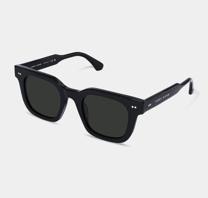 Immagine prodotto James Dixon Schwarz/Grau – Milton – Quadratisch – Acetat – Sonnenbrille