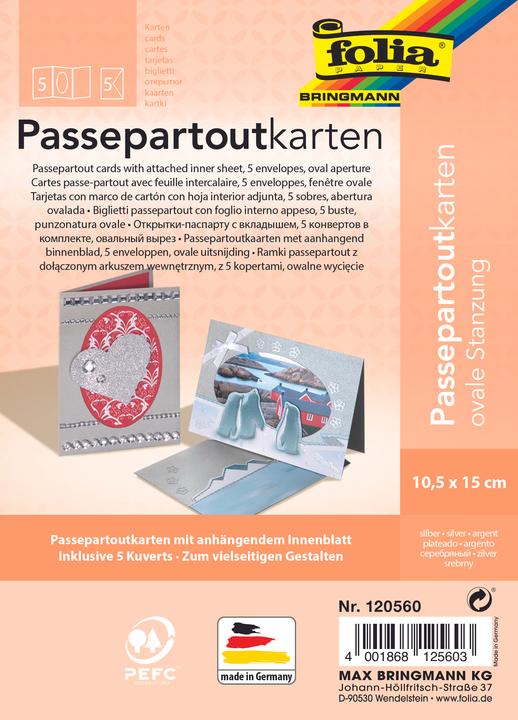 Image du produit Folia Passe-partout perforation ovale 220g/m (5 pcs)