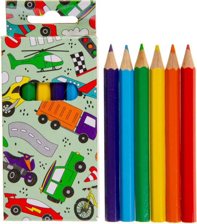 Produktbild LG-Imports Buntstifte Fahrzeuge, 6-tlg. (6 x)