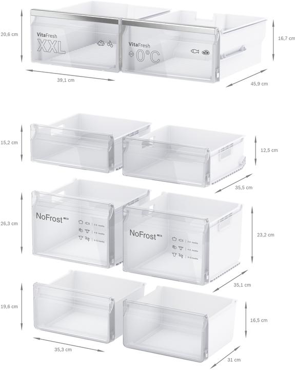 Produktbild Bosch Hausgeräte KFN96APEA (605 l)