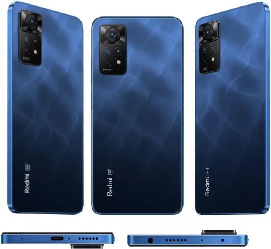 Actual product image Xiaomi Redmi Note 11 Pro 5G (128 GB, Atlantic blue, 6.67", Hybrid Dual SIM, 108 Mpx, 5G)