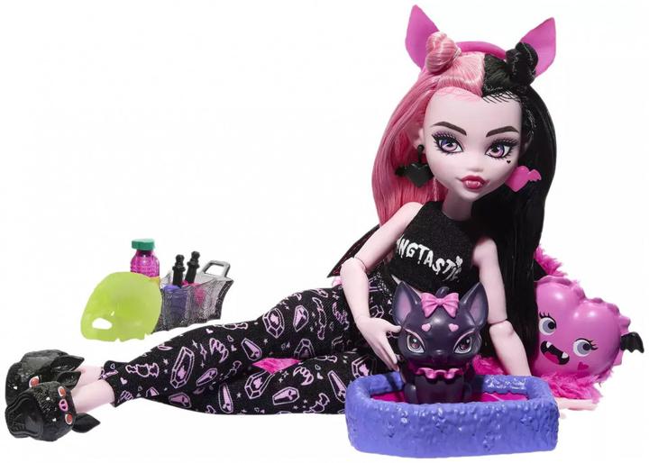 Produktbild Monster High Draculaura, Schaurig schöne Pyjamaparty