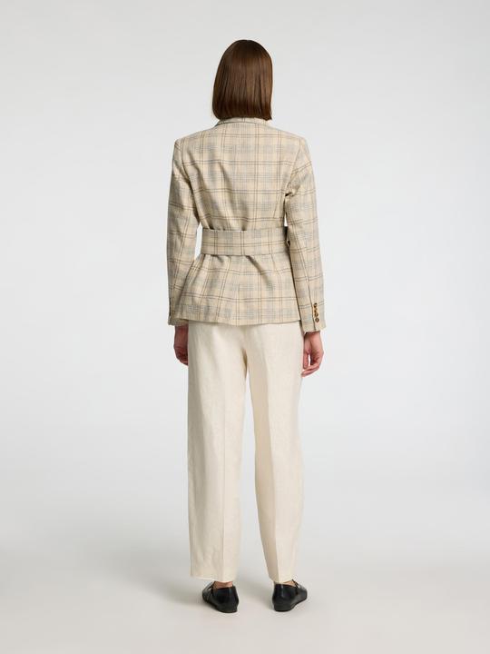 Immagine prodotto Selected Femme Leinenmix Karo Slim Fit Blazer (34)