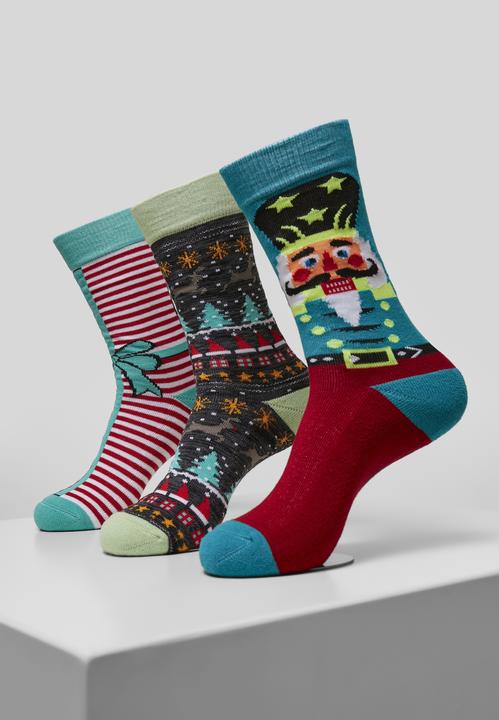 Actual product image Urban Classics Christmas Nutcracker Socks 3-Pack (pack of 3, 39 - 42)