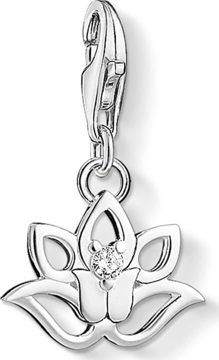 Thomas Sabo Charm-Anhänger Lotos Blüte (925er Silber)