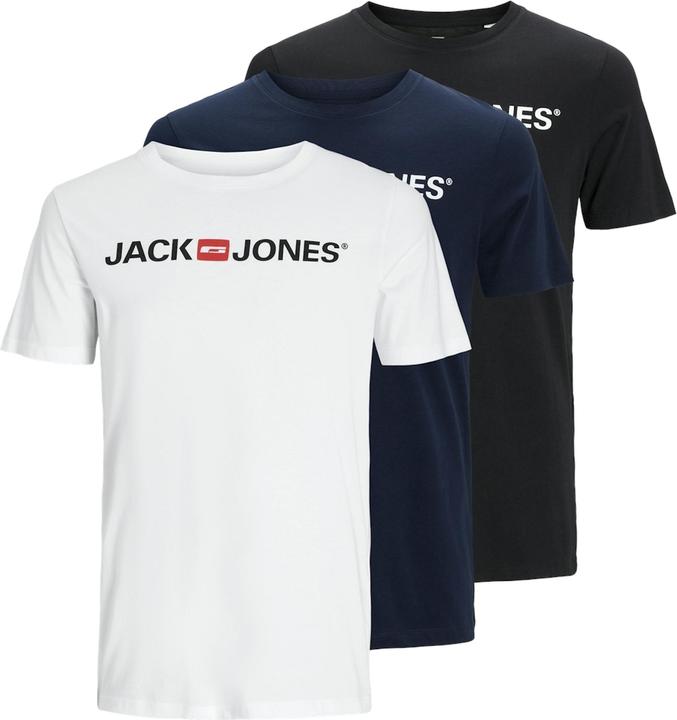 Immagine prodotto Jack & Jones Jjecorp Logo Tee Ss Crew Neck 3pk Mp (XXL)