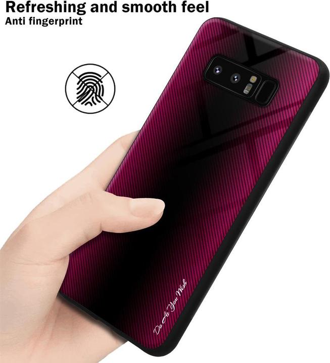 Image du produit Cadorabo TPU Couverture en verre rayé (Samsung Galaxy Note 8)