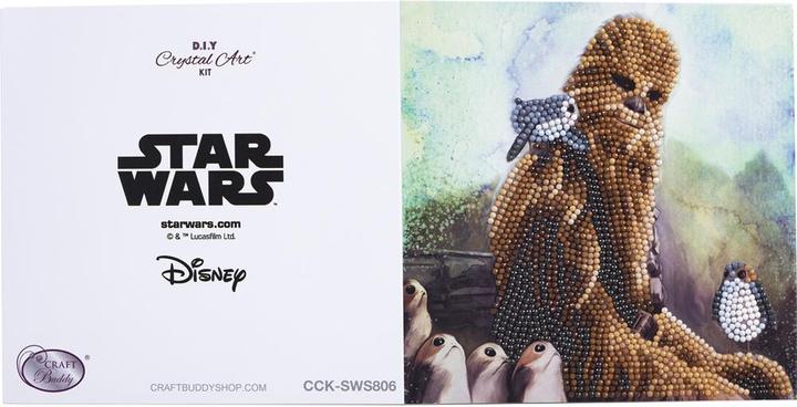 Image du produit Craft Buddy Chewbacca, carte 18x18cm Crystal Art