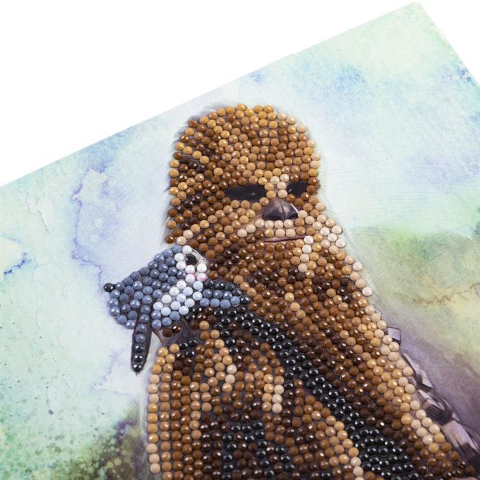Image du produit Craft Buddy Chewbacca, carte 18x18cm Crystal Art