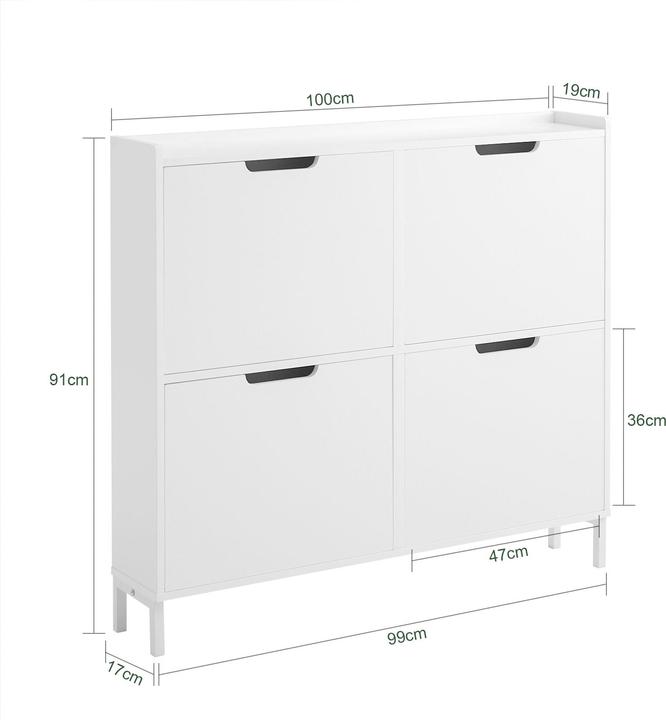 Produktbild SoBuy Stanley (100 x 19 x 91 cm)