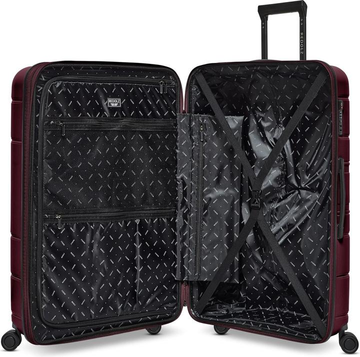 Actual product image Redolz Essentials 11 4 Rollen Trolley 76 cm mit Dehnfalte (115 l, XL (from 140l))