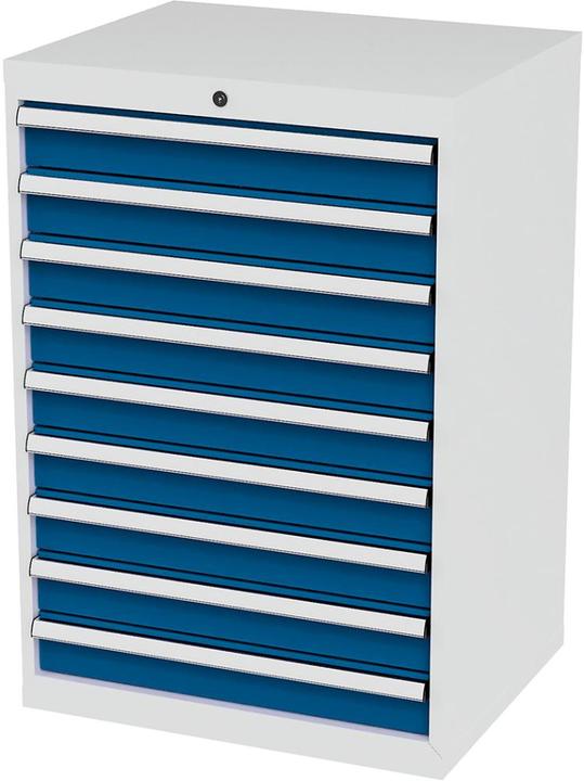 Produktbild Forum Professional Solutions Schubladenschrank FS7 9S H1020mm RAL7035/5010 (70 cm, 102 cm)