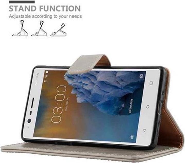 Produktbild Cadorabo Luxury Book Hülle (Samsung Galaxy J3 2017 (US Version))