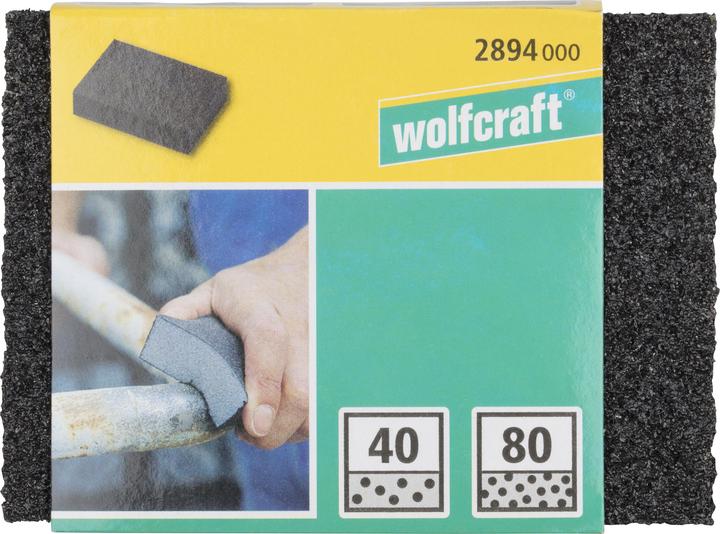 Actual product image wolfcraft wolfcraft 1 sanding block SiC K80,120,100x67x25mm (P80, P120)
