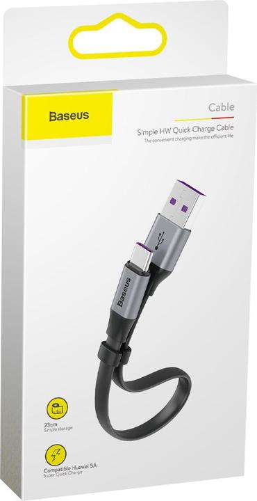 Actual product image Baseus USB A – USB C (0.23 m, USB 2.0, 40 W)