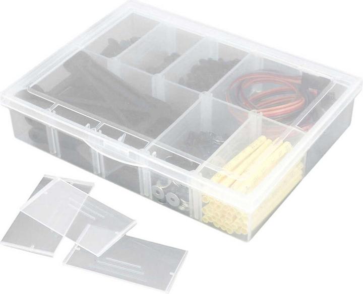 Produktbild Robitronic sortierkasten 10 fächer 134x100x29mm variabel