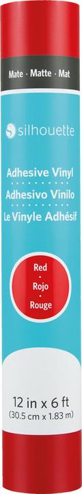 Actual product image Silhouette Matt vinyl red