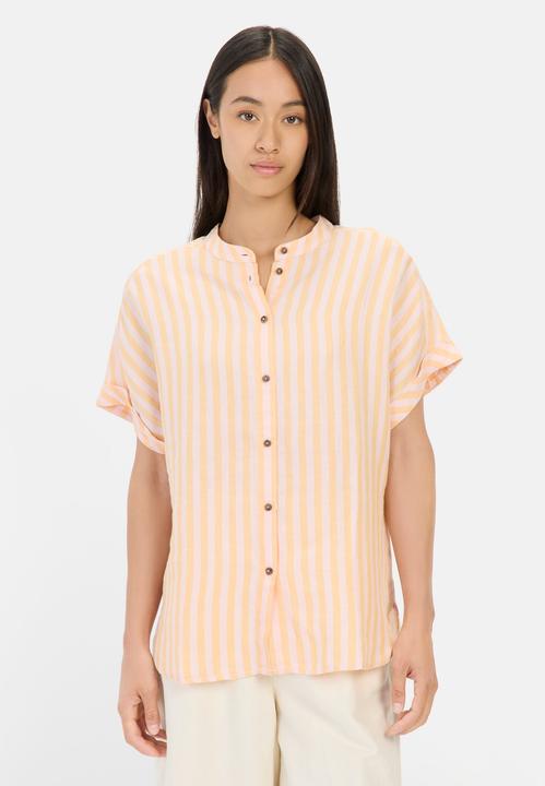 Immagine prodotto Camel Active Gestreifte Bluse aus Leinen-Lyocell-Mix (L)