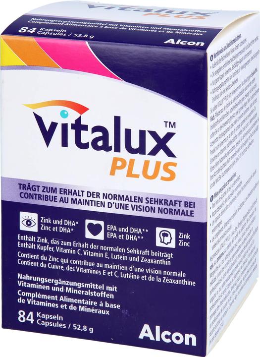 Vitalux Plus Kaps (84 Stück, Kapseln, 98 g)