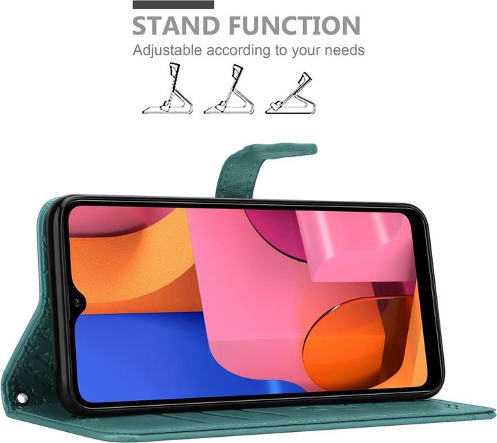 Actual product image Cadorabo Book Dogs & Cats Cover (Samsung Galaxy A20s)