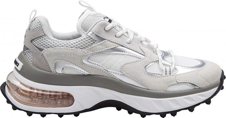 Immagine prodotto Dsquared2 bubble sneakers in leather and technical fabric color white/silver (41)