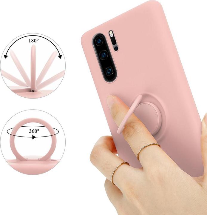 Image du produit Cadorabo TPU Liquid Ring Silicone Case Cover (Huawei P30 Pro)