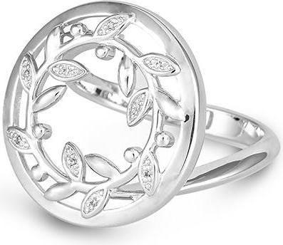 Breuning RING - BRILL. 0,036 Ct. H/si (51, 585/14 K Gold)