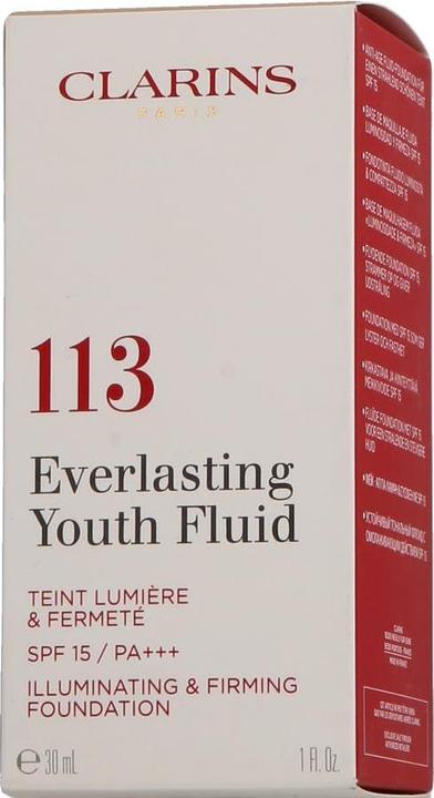 Immagine prodotto Clarins Fluido Giovinezza Eterna 113 Castagno 30ml (113 Castagno)