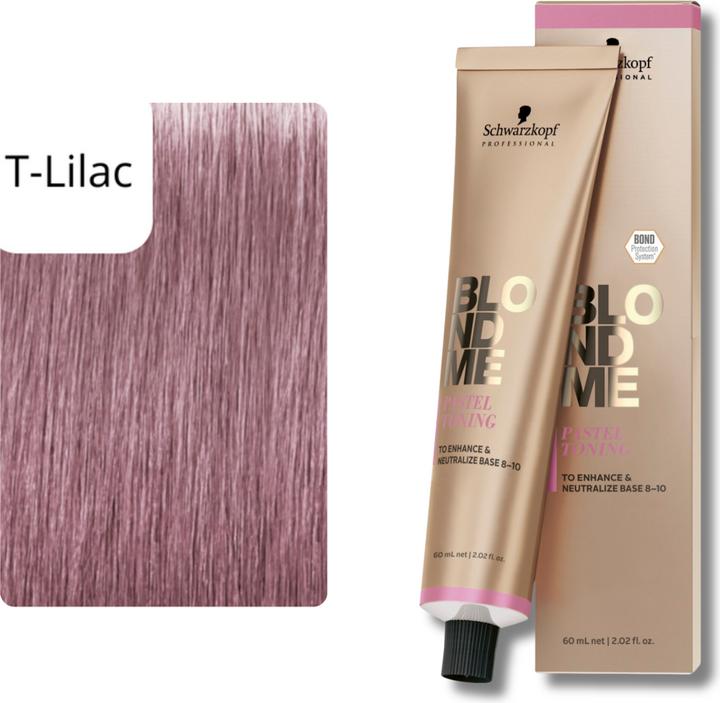 Produktbild Schwarzkopf Blondme - Pastel Toning Lilac (T-Lilac)