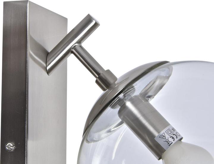 Produktbild DKD Home Decor Wall Lamp 25W Crystal Silver Metal 220 V (20 x 25 x 27 cm)
