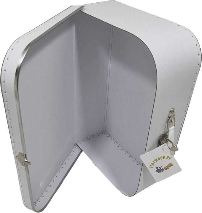 Produktbild Playwood Kartonkoffer-Set Weiss, 3tlg.