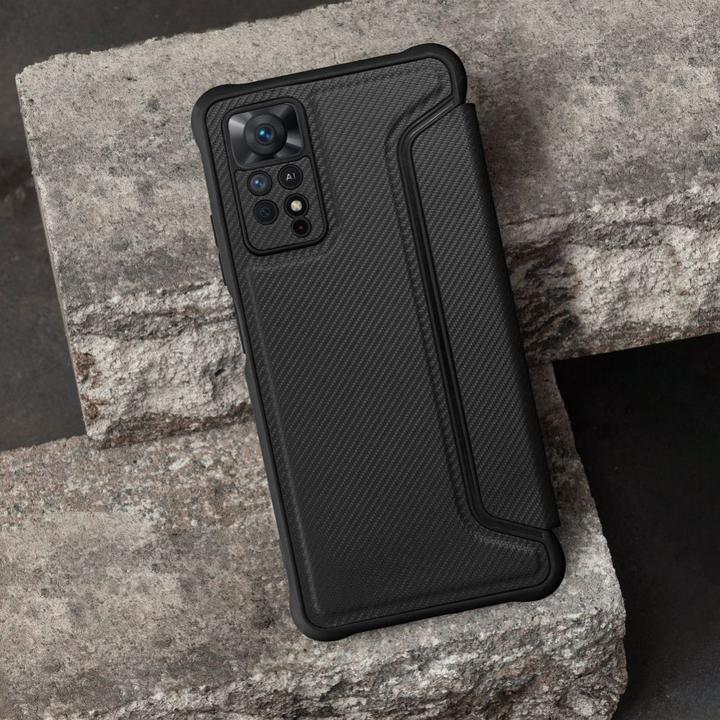 Actual product image OEM Book case RAZOR Book for XIAOMI Redmi Note 14 PRO 4G black (Xiaomi Redmi Note 14 Pro)