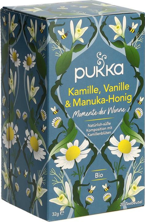 Pukka Camomille, vanille & miel de Manuka (32 g)