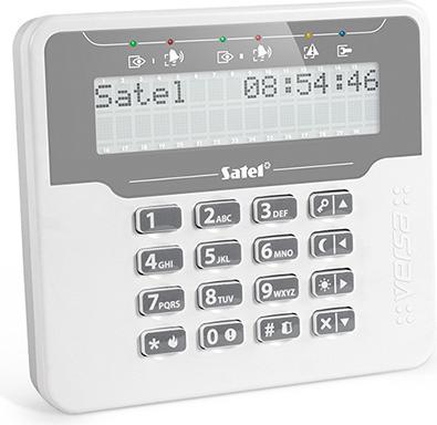 Actual product image Satel KEYBOARD LCD /VERSA Baltas/VERSA-LCDM-WH