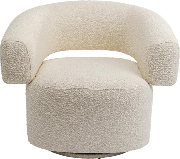 Actual product image Kare Design Swivel Armchair Maye Cream