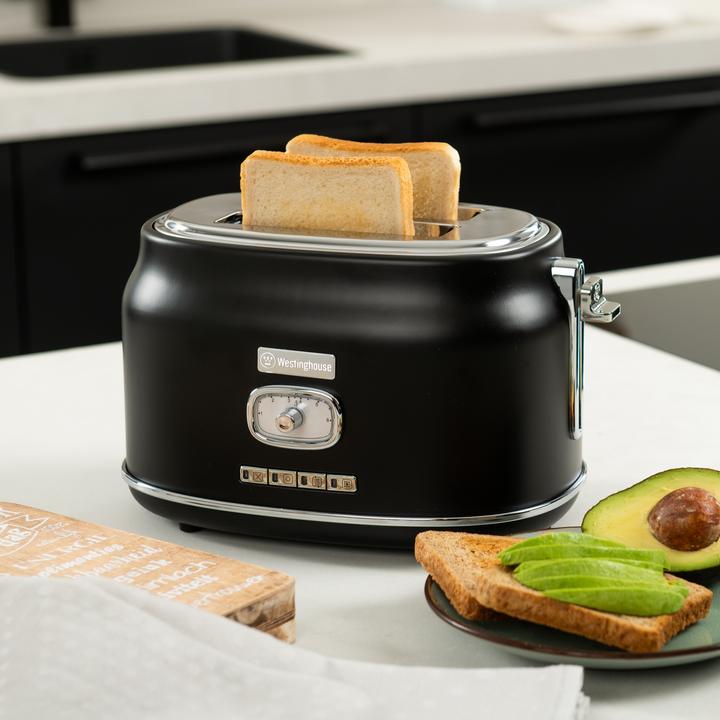Immagine prodotto Westinghouse Set colazione retrò, tostapane a 2 scomparti + bollitore da 1,7 l (1.70 l)